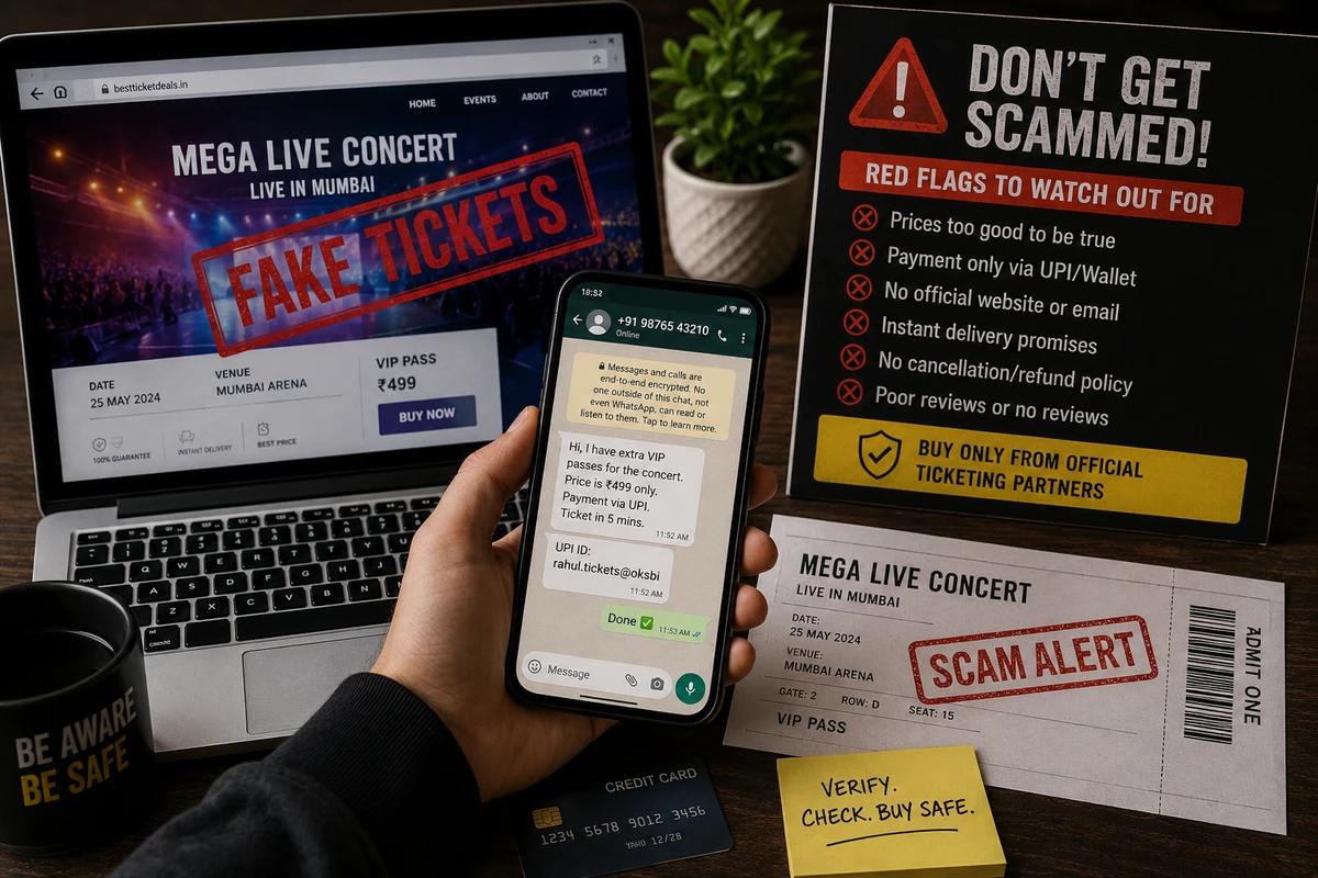 Fake Event Ticket Scams in India How They Work and How to Not Get Burned