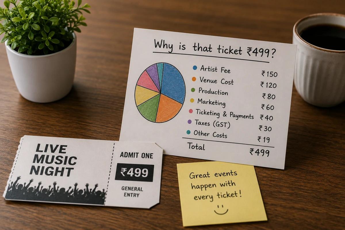 Why Is That Ticket ₹499 How Event Ticket Pricing in India Actually Works
