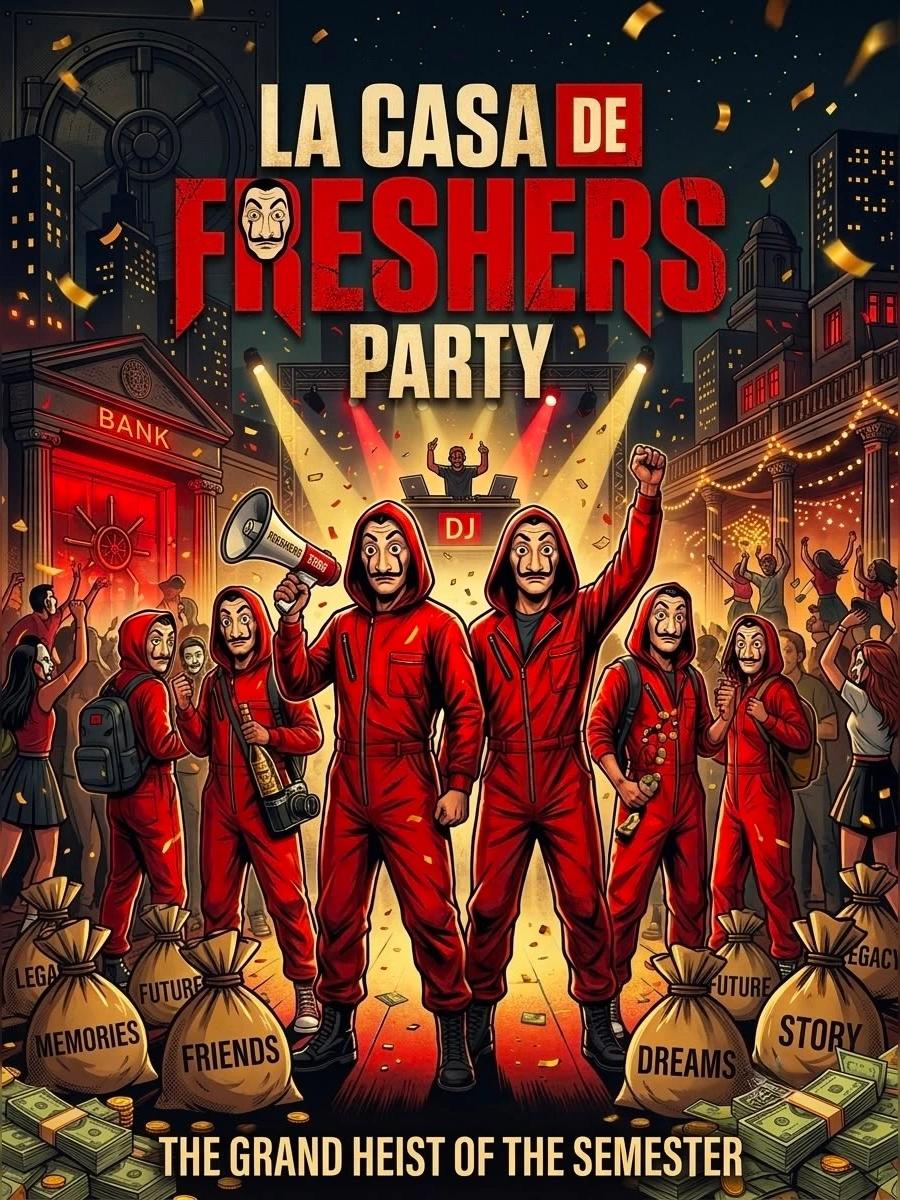 LA CASA DE 2026 – Freshers’ Night