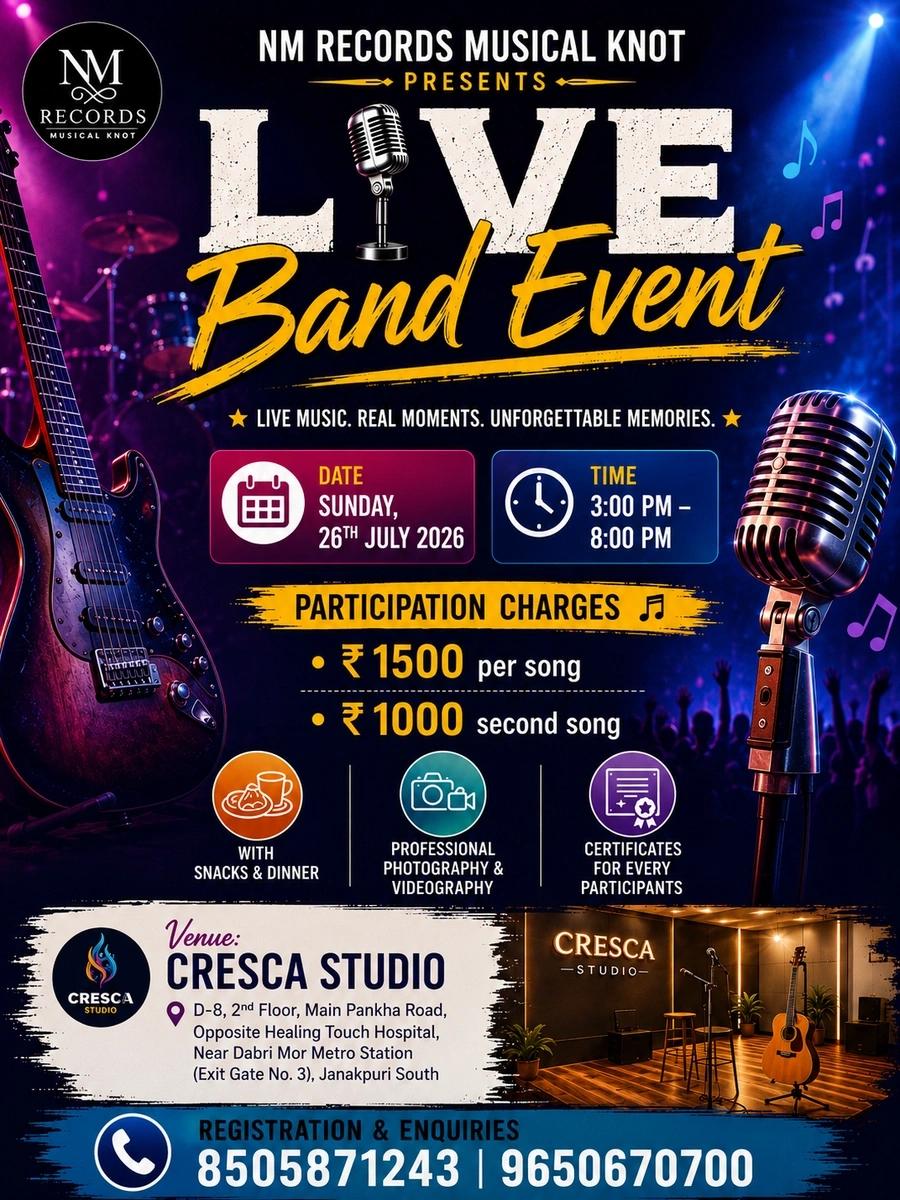 Live Band Event | Cresca Studio