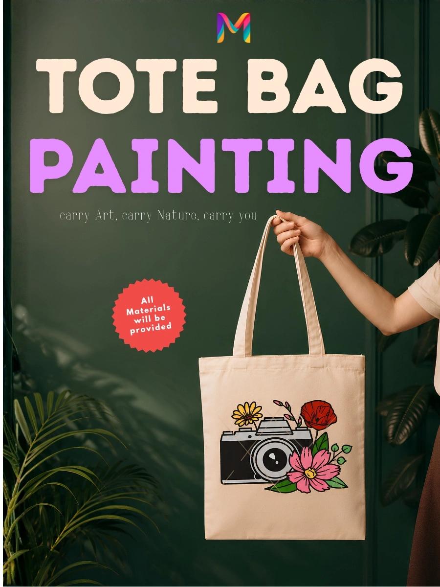 π Tote Bag Painting