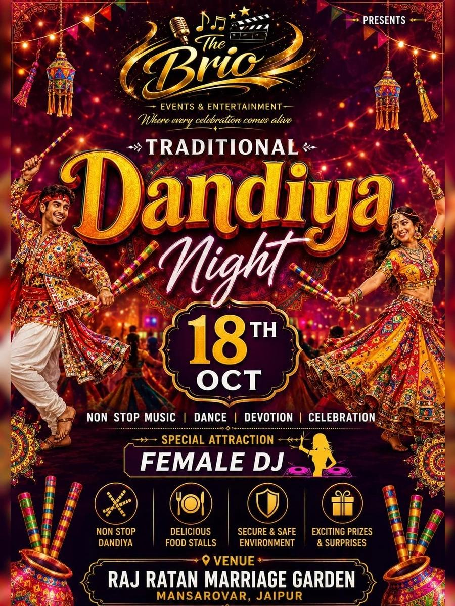 Traditional Dandiya Night 2026
