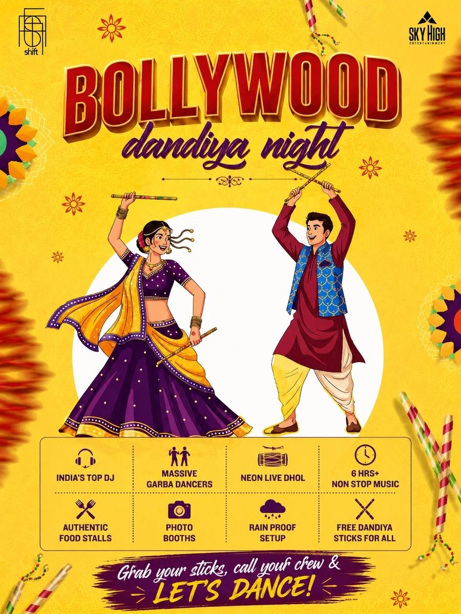 Biggest Dandiya Nights At HSR SHIFT