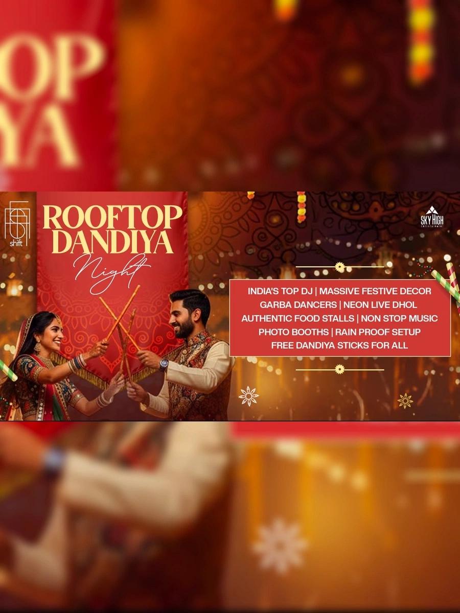 Bollywood Gujarati Disco Dandiya At Shift RoofTop