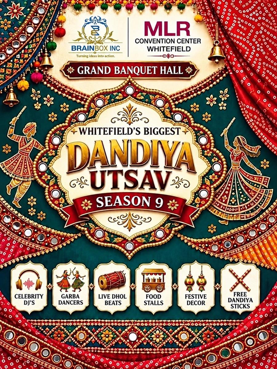WHITEFIELD’S BIGGEST DANDIYA UTSAV – SEASON 9