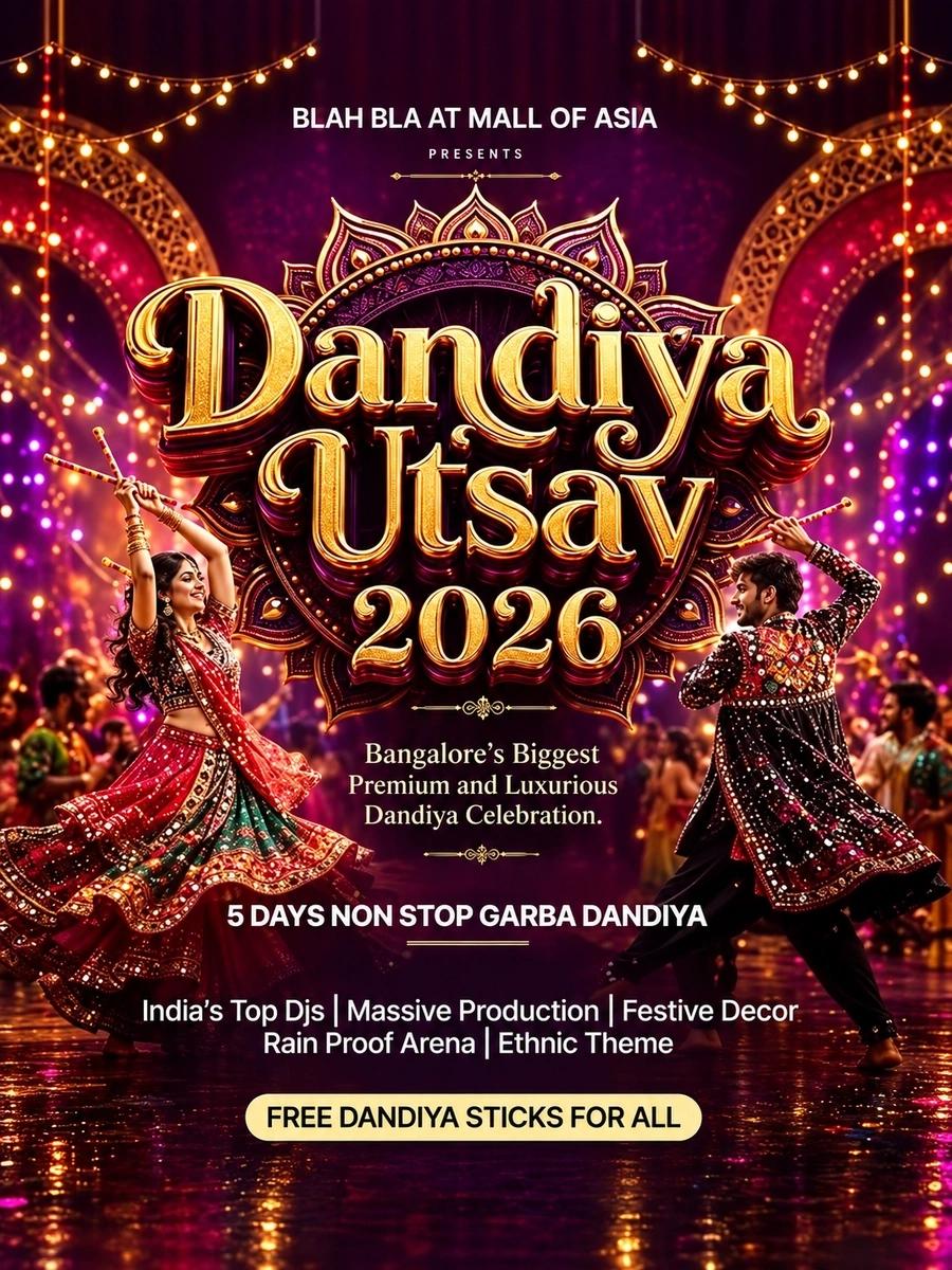 Blah bla X At Mall of Asia Present Dandiya Utsav
