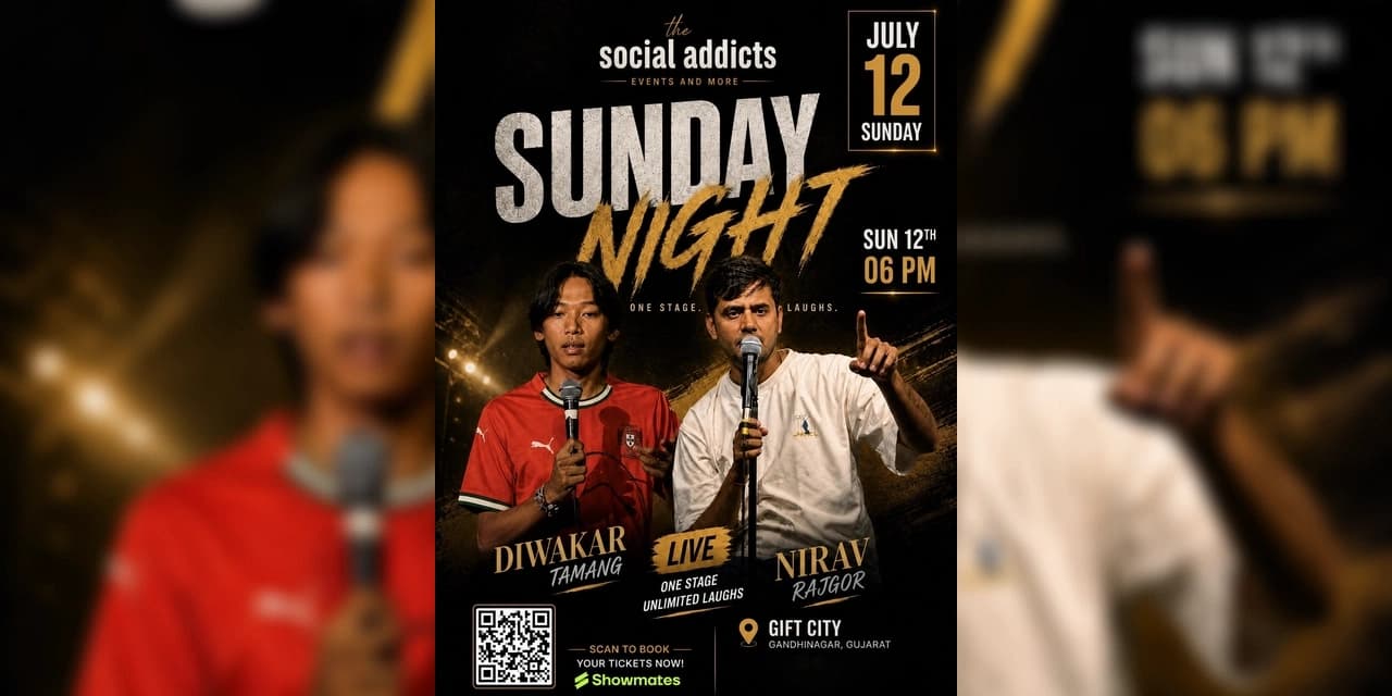 Standup comedy by the social addict