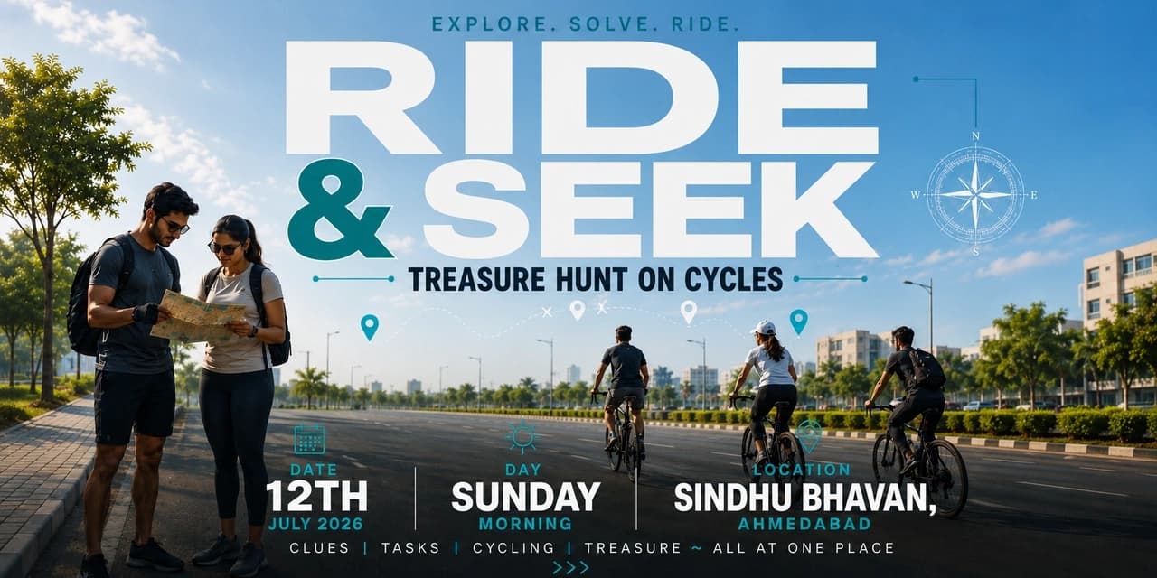 🚴 RIDE & SEEK ~ Ahmedabad's Ultimate Cycling Treasure Hunt