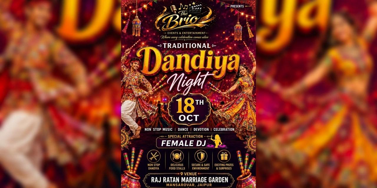 Traditional Dandiya Night 2026