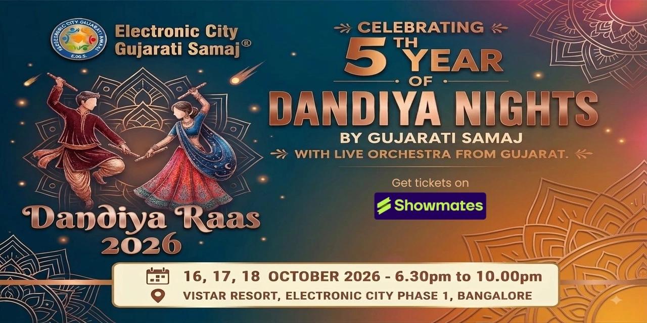 Dandiya Raas 2026 By Electronic City Gujarati Samaj