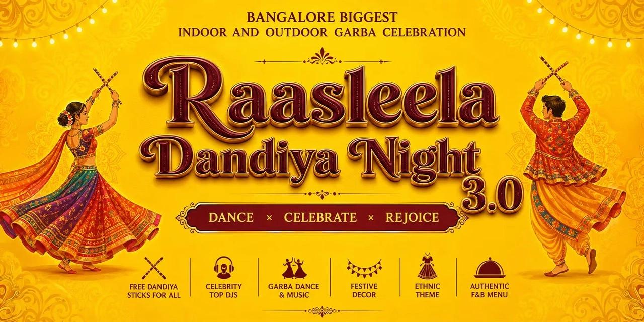 Raasleela Biggest Dandiya Night in Bengaluru 2026