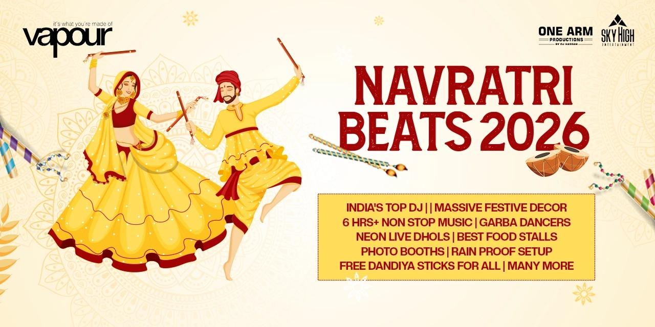 SARJAPUR BIGGEST DANDIYA AT VAPOUR TERRACE